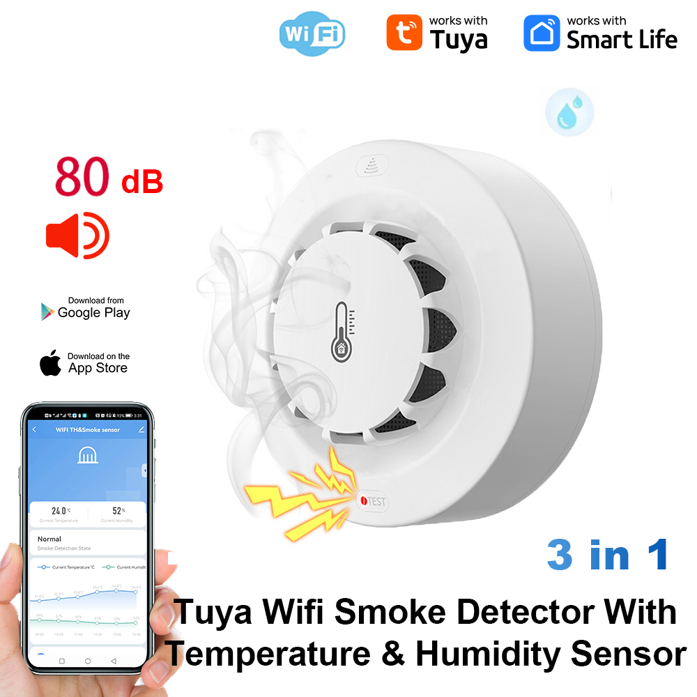 Home Security Wireless - Sensor de Temperatura y Humedad WiFi