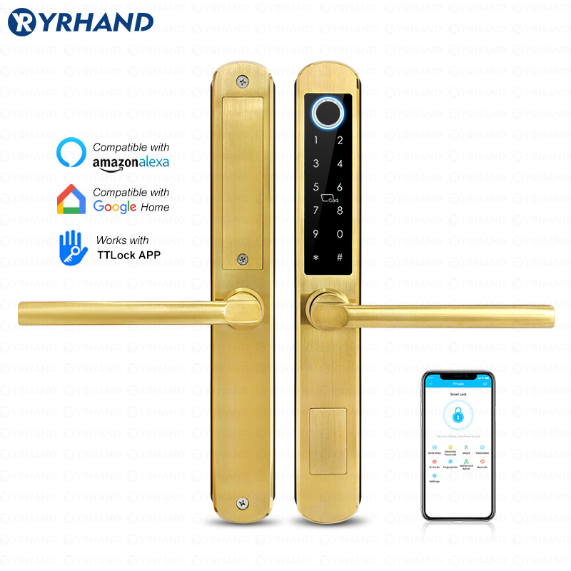 Home Security Key - Cerradura inteligente de vidrio corredizo de