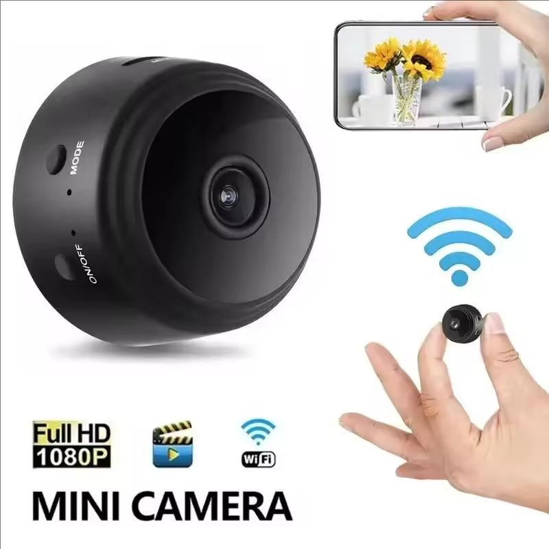 Home Security Lidar - Mini Cámara A9 WiFi Inalámbrica, Monitoreo