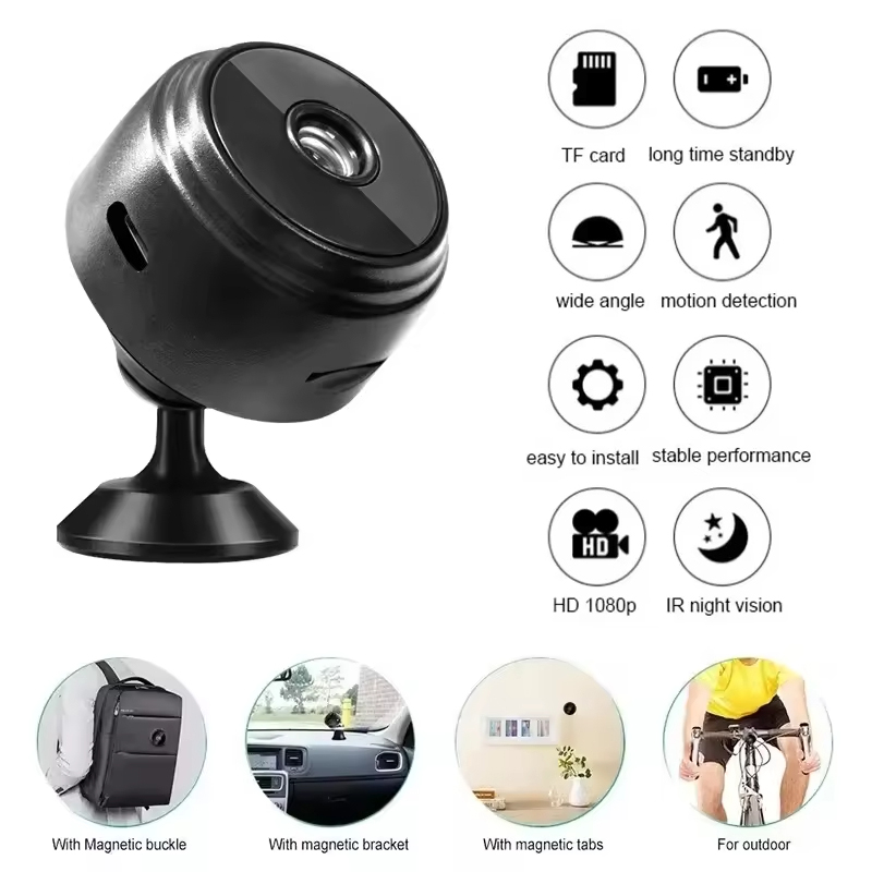 Home Security Video Cameras - Mini Cámara de Seguridad WiFi HD