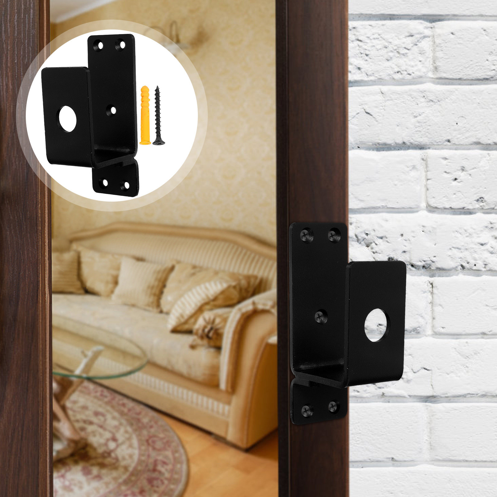 Home Security Bars - 1 Juego de Soporte de Barra