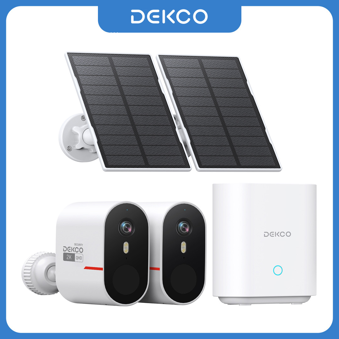 Home Security Video Cameras - Sistema de Cámara Solar WiFi Dekco