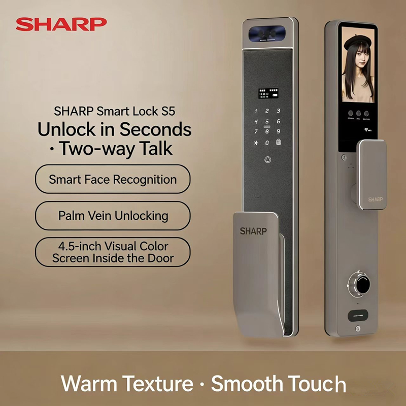 Home Security Key - Cerradura Inteligente Totalmente Automática Sharp S5-FV