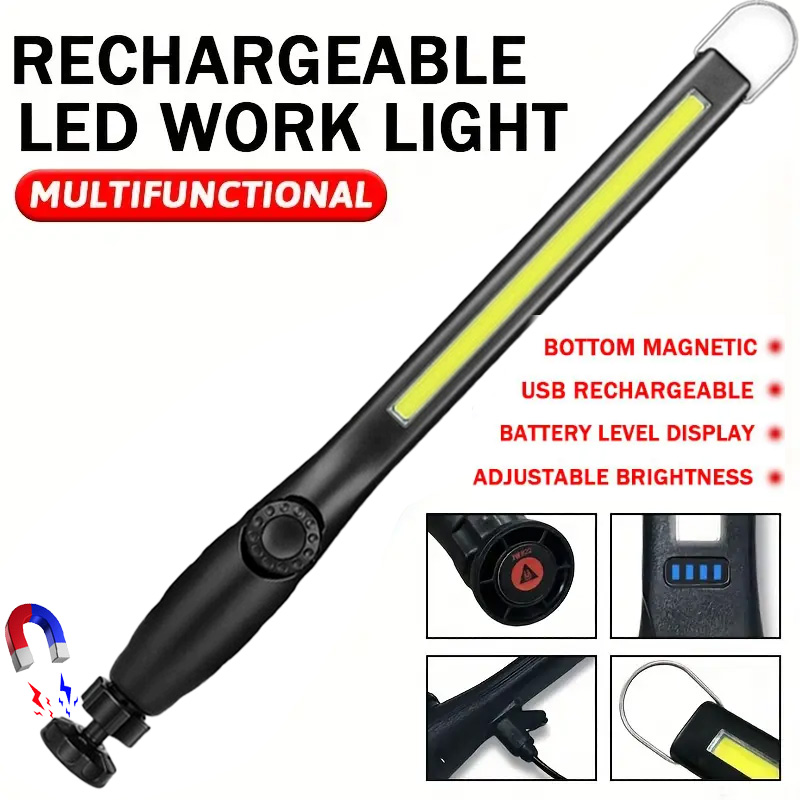 Home Security Jobs - Luz de trabajo LED recargable por