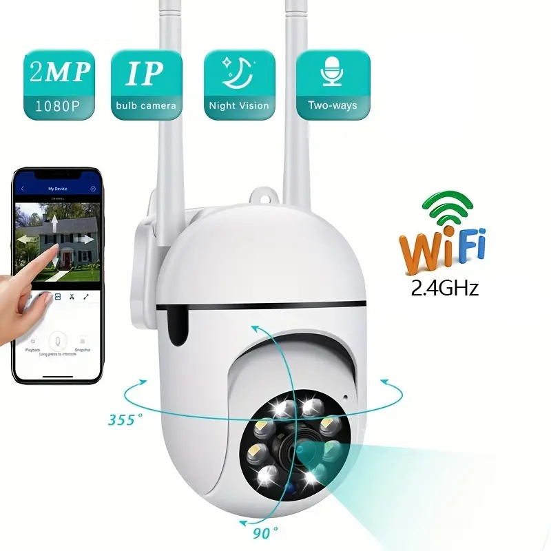 Home Security Lidar - Cámara de Vigilancia Inalámbrica A7 con