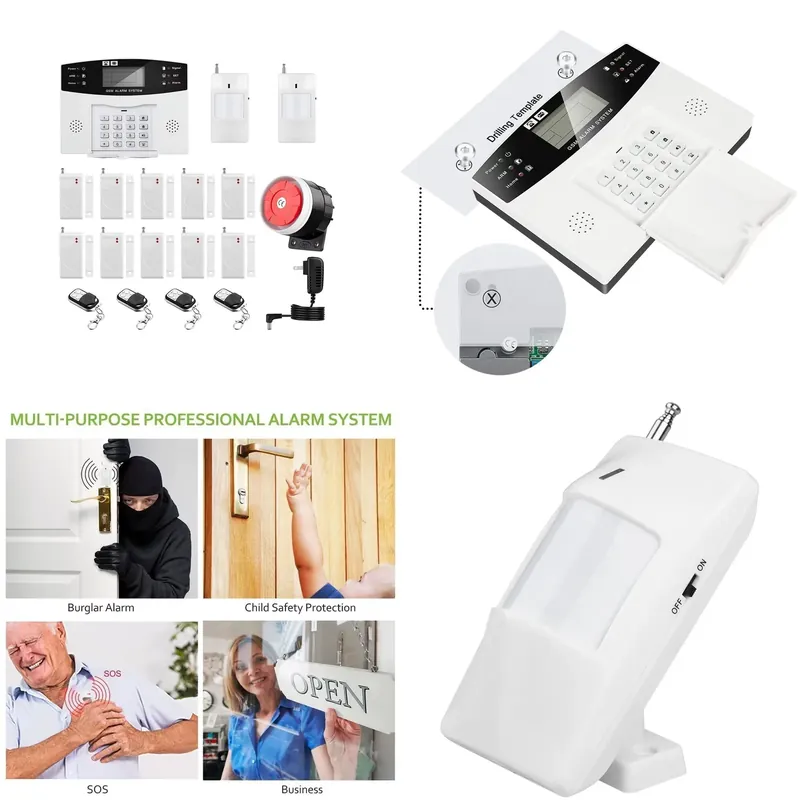Home Security Wireless - Kit de Alarma Antirrobo para Casa,