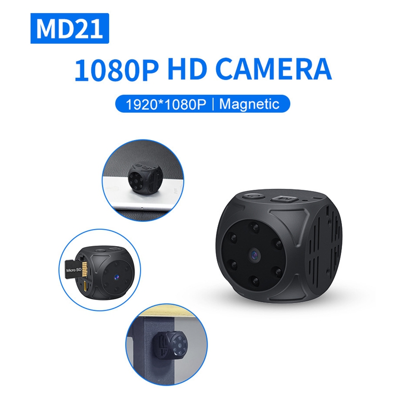 Home Security Video Cameras - Mini Cámara HD 1080p Portátil, Pequeña