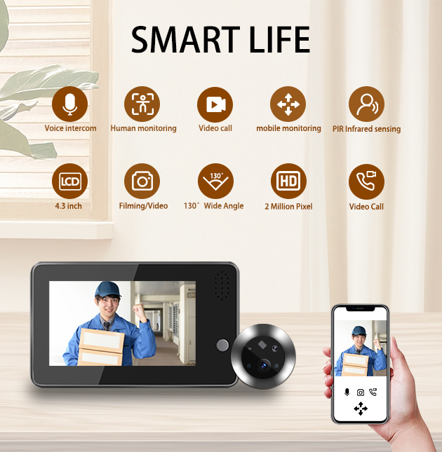Home Security Video Cameras - Videoportero Inteligente WiFi Tuya Smartlife de