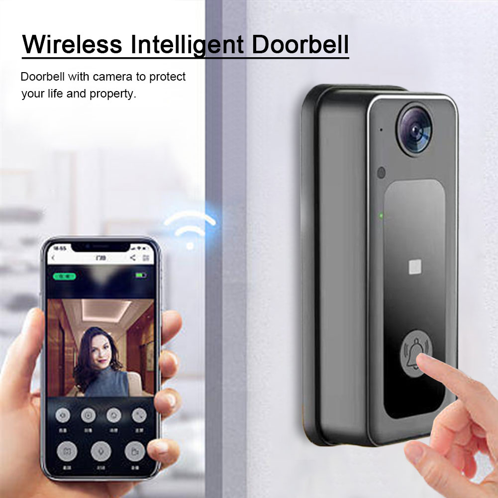 Home Security Images - Timbre Inalámbrico para Puerta con Almacenamiento