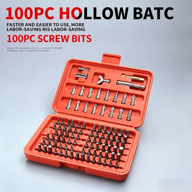 Home Security Bars - Juego de 100 Puntas de Destornillador,