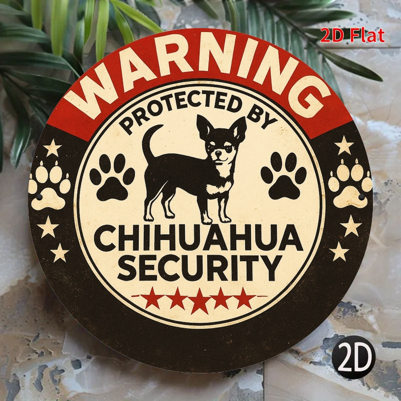 Home Security Bars - Letrero de metal vintage con advertencia