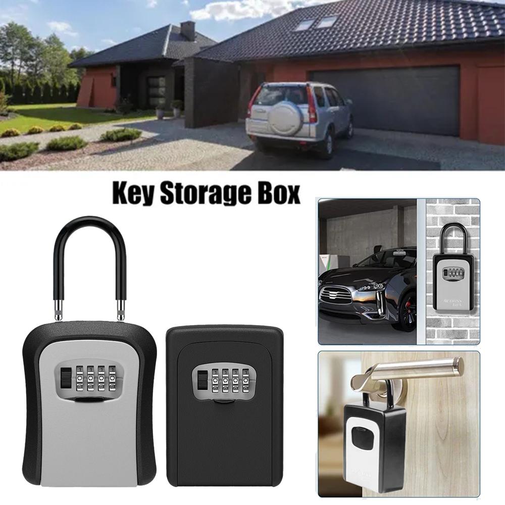 Home Security Key - Caja de almacenamiento de llaves montada