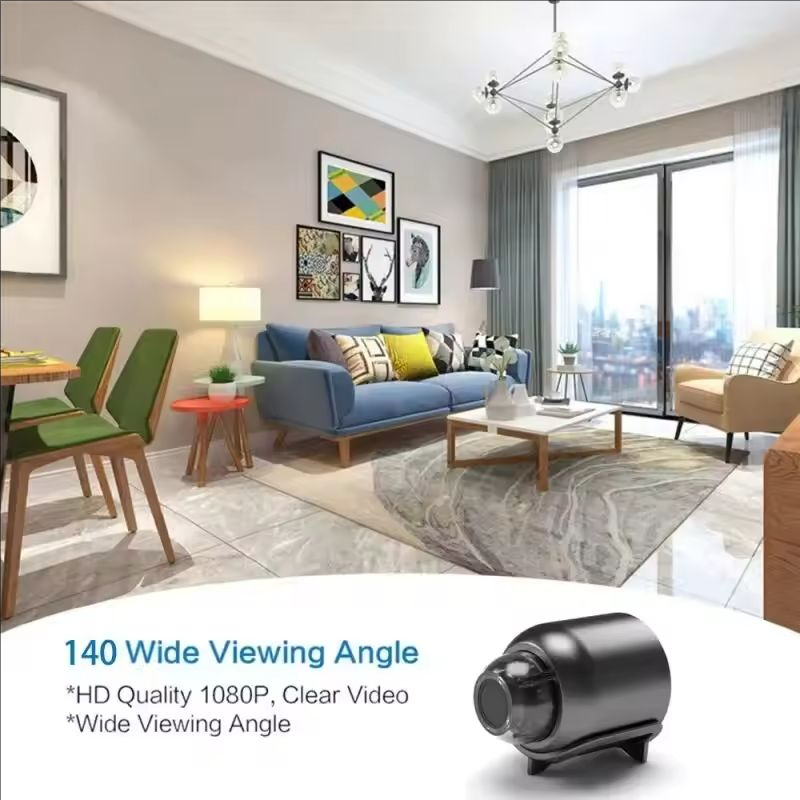 Home Security Lidar - Mini Cámara X5 Inalámbrica 1080P, Cámara
