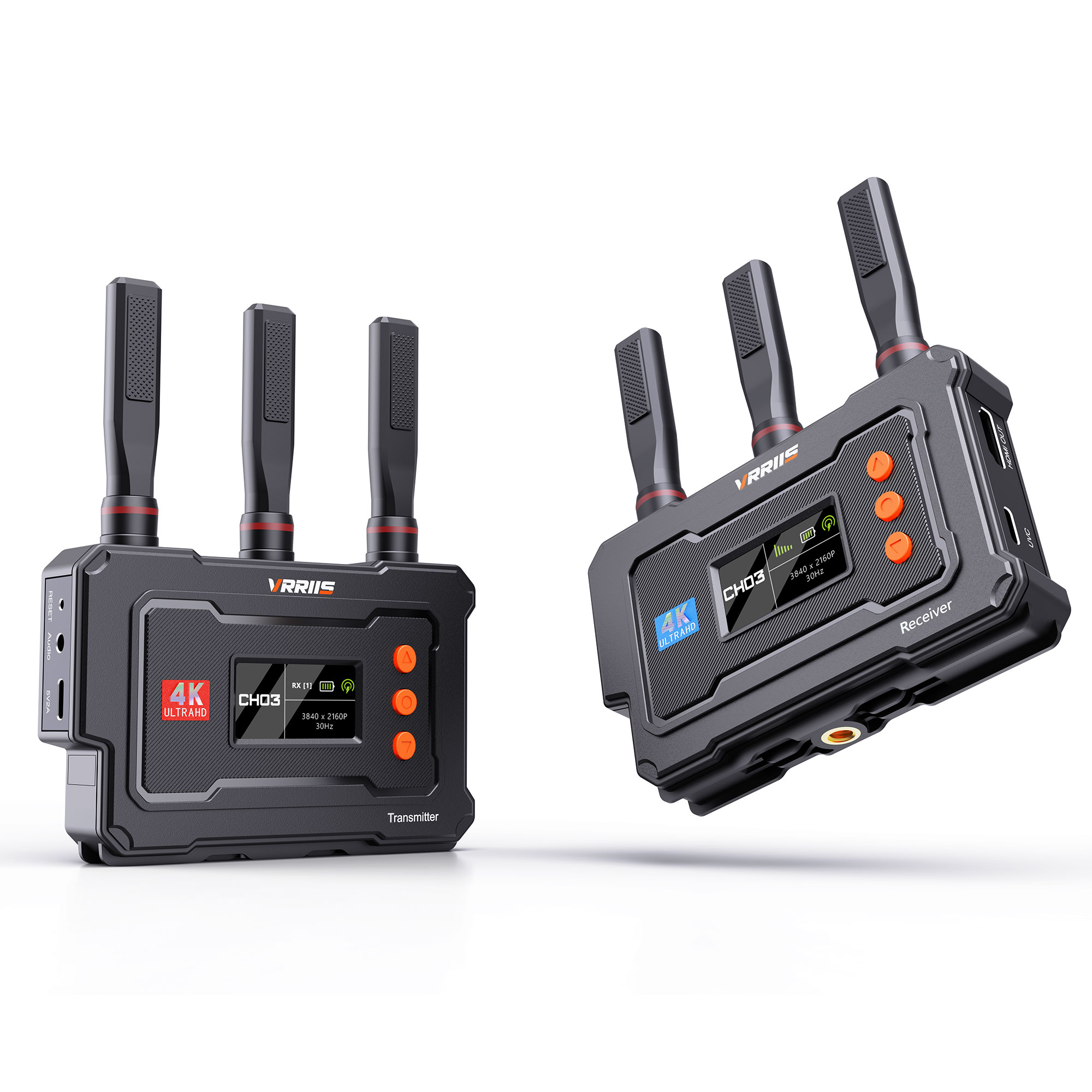 Home Security Wireless - Transmisión de Video HDMI Inalámbrica 4K,