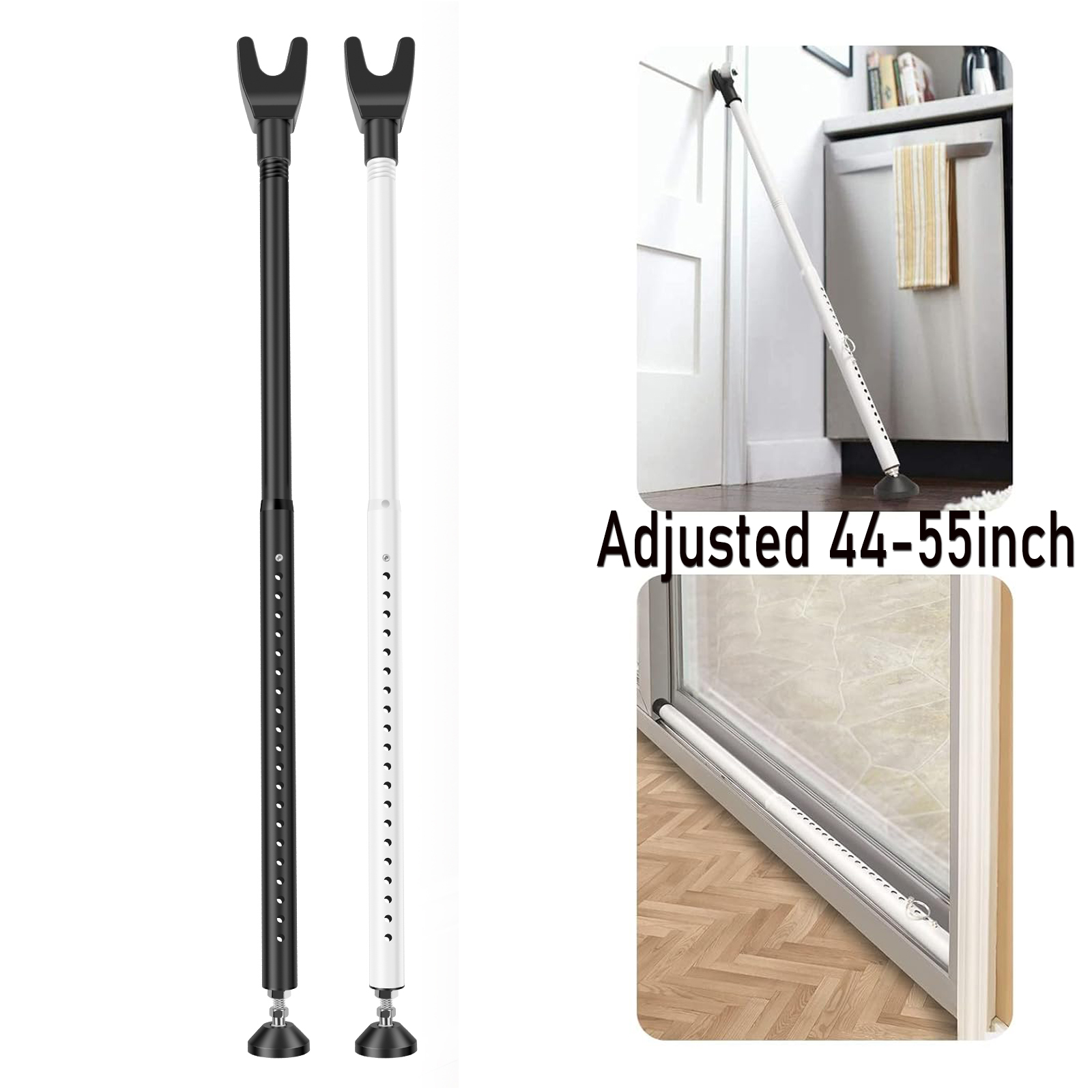 Home Security Bars - Barra de seguridad para puerta, topes