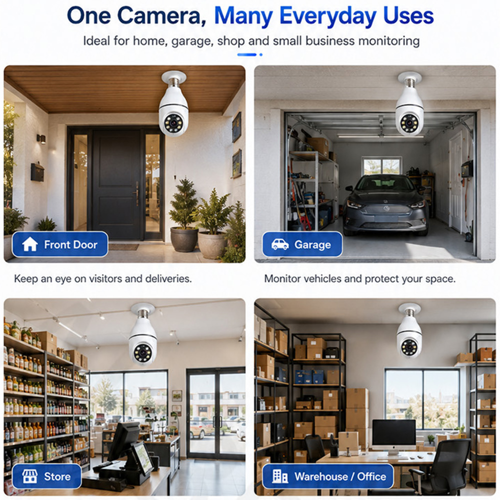 Cámara Bombilla Tuya Inalámbri - Home Security Kamera reseña y precio