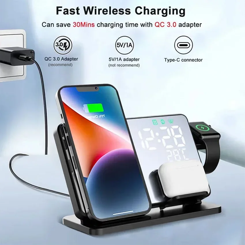 Cargador inalámbrico despertad - Home Security Wireless reseña y precio