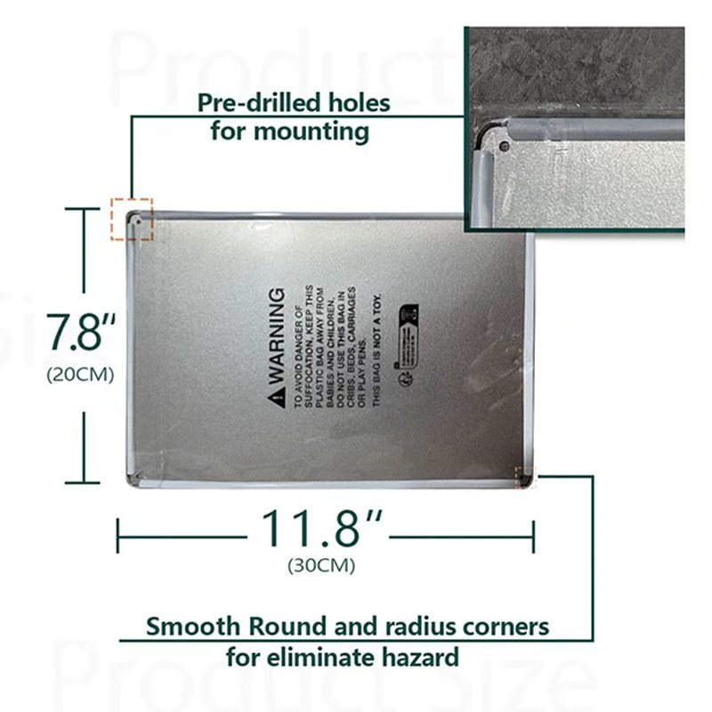 Letrero de metal de seguridad  - Home Security Bars reseña y precio