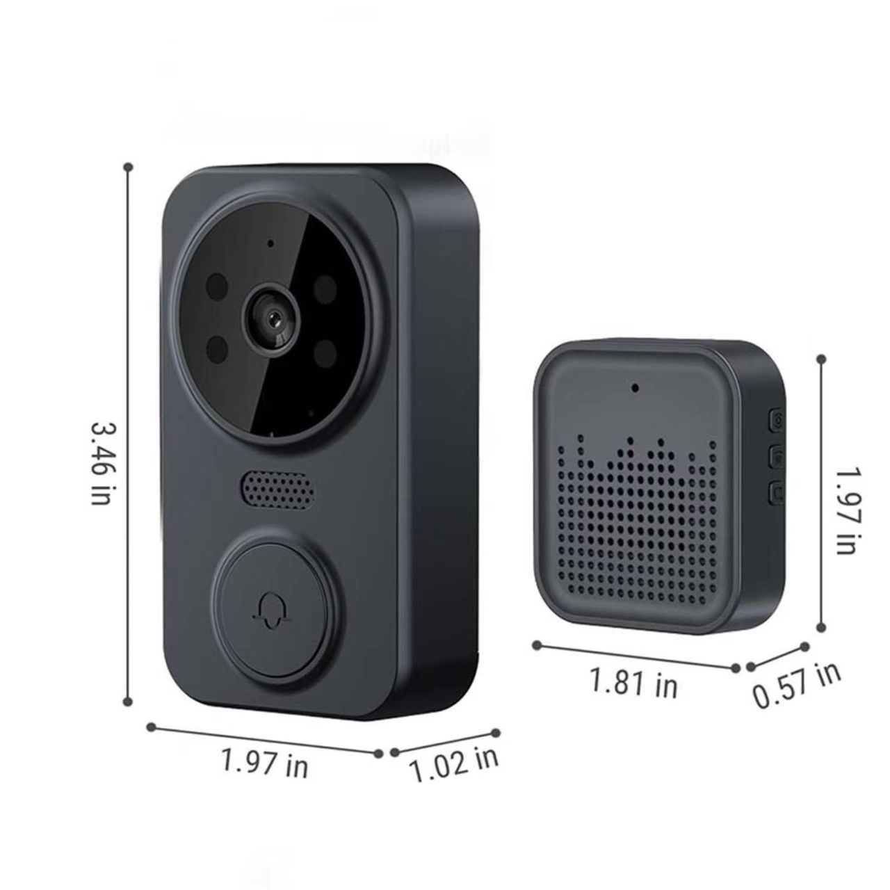 Timbre Inteligente WiFi Tuya p - Home Security Video Cameras reseña y precio