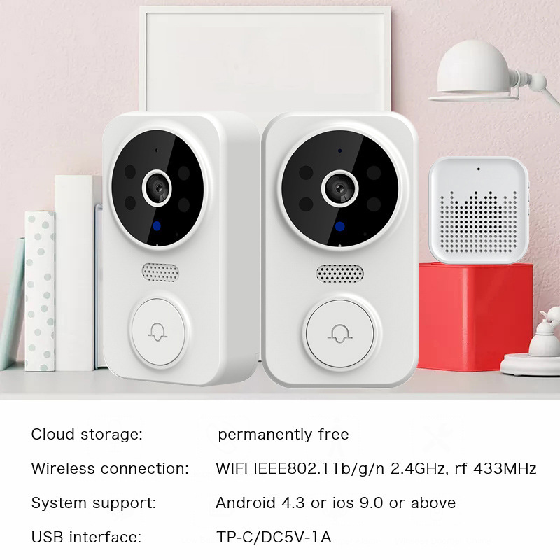 Timbre Inteligente WiFi Tuya p - Home Security Video Cameras reseña y precio
