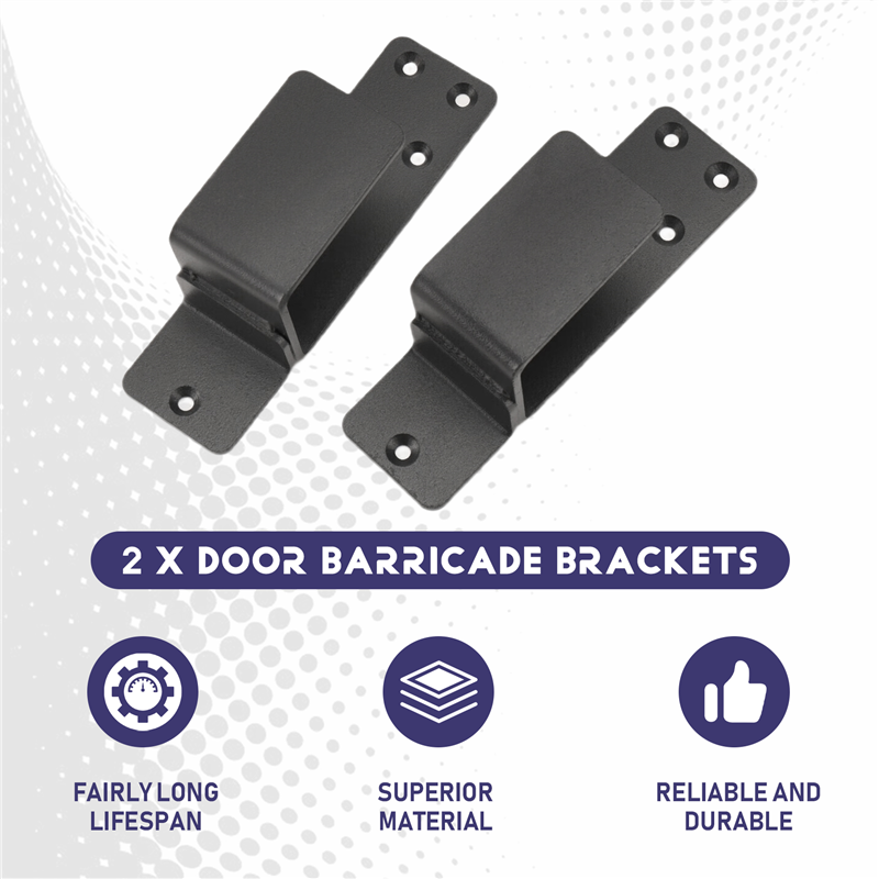 Soportes de barricada de puert - Home Security Bars reseña y precio