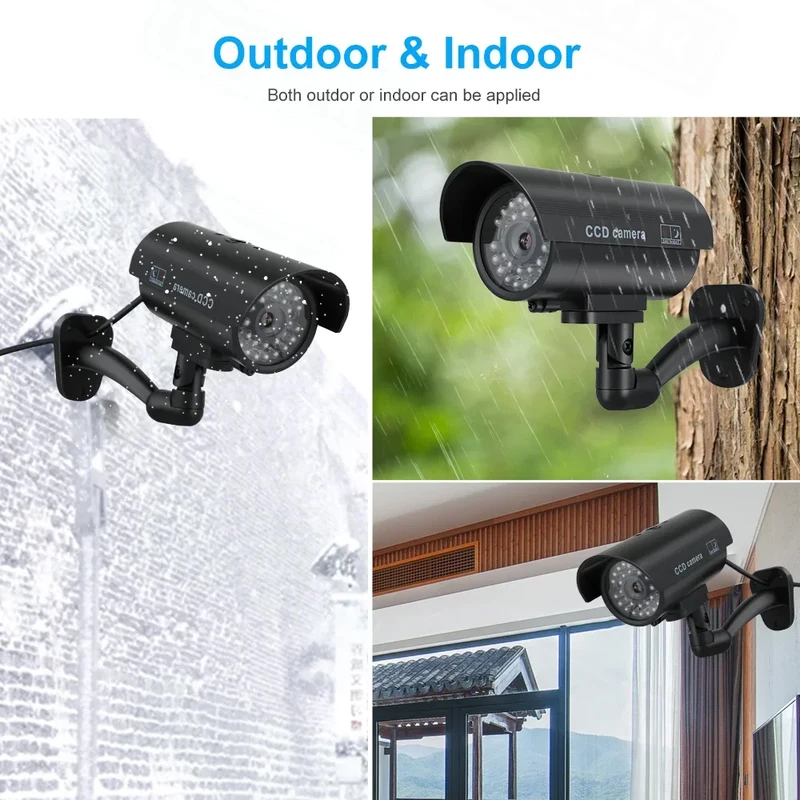 Cámara de Seguridad Falsa con  - Home Security Video Cameras reseña y precio