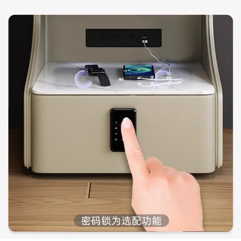 Mesita de Noche Cómoda con Caj - Home Security Of America reseña y precio