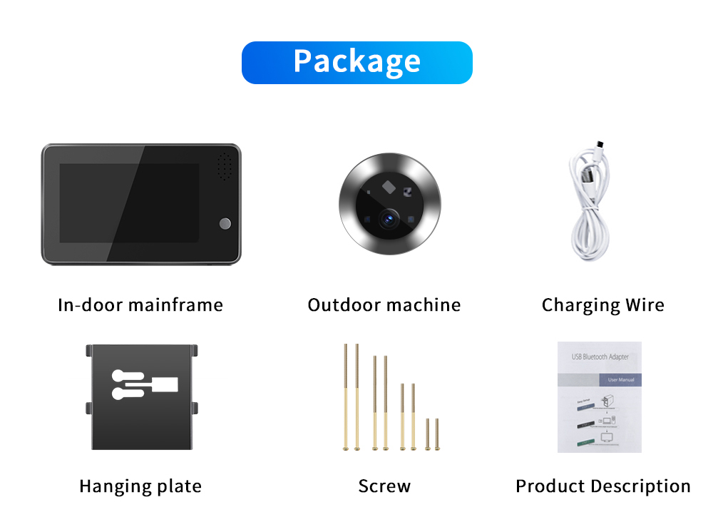 Videoportero Inteligente WiFi  - Home Security Video Cameras reseña y precio