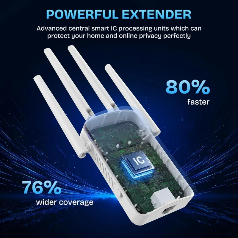 Repetidor WiFi de Doble Banda  - Home Security Wireless reseña y precio