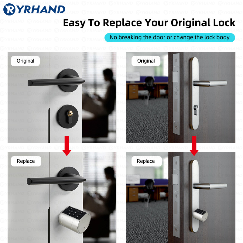 Cerradura de puerta cilíndrica - Home Security Key reseña y precio