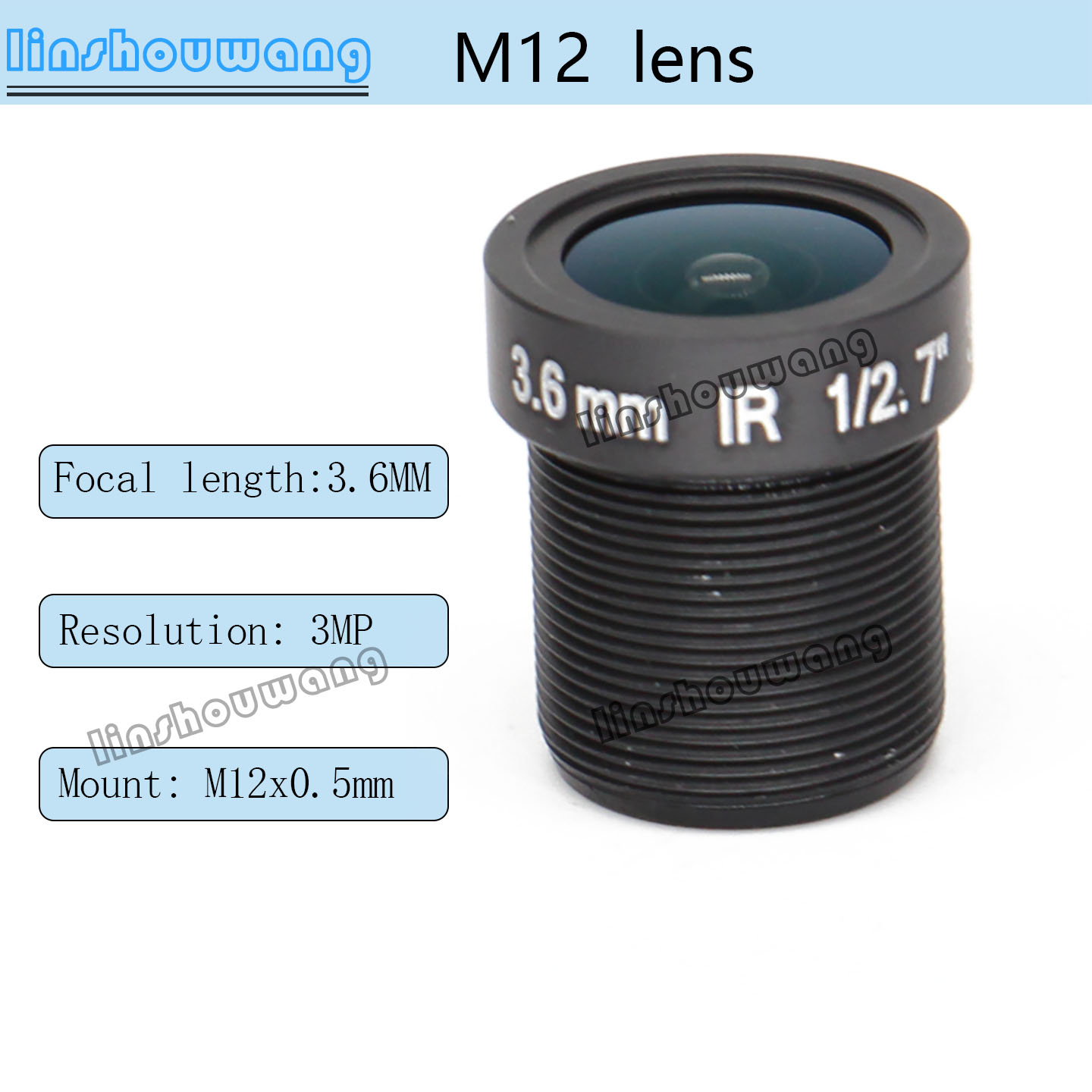 Lente M12 de 300 Píxeles y 3.6 - Home Security Images reseña y precio