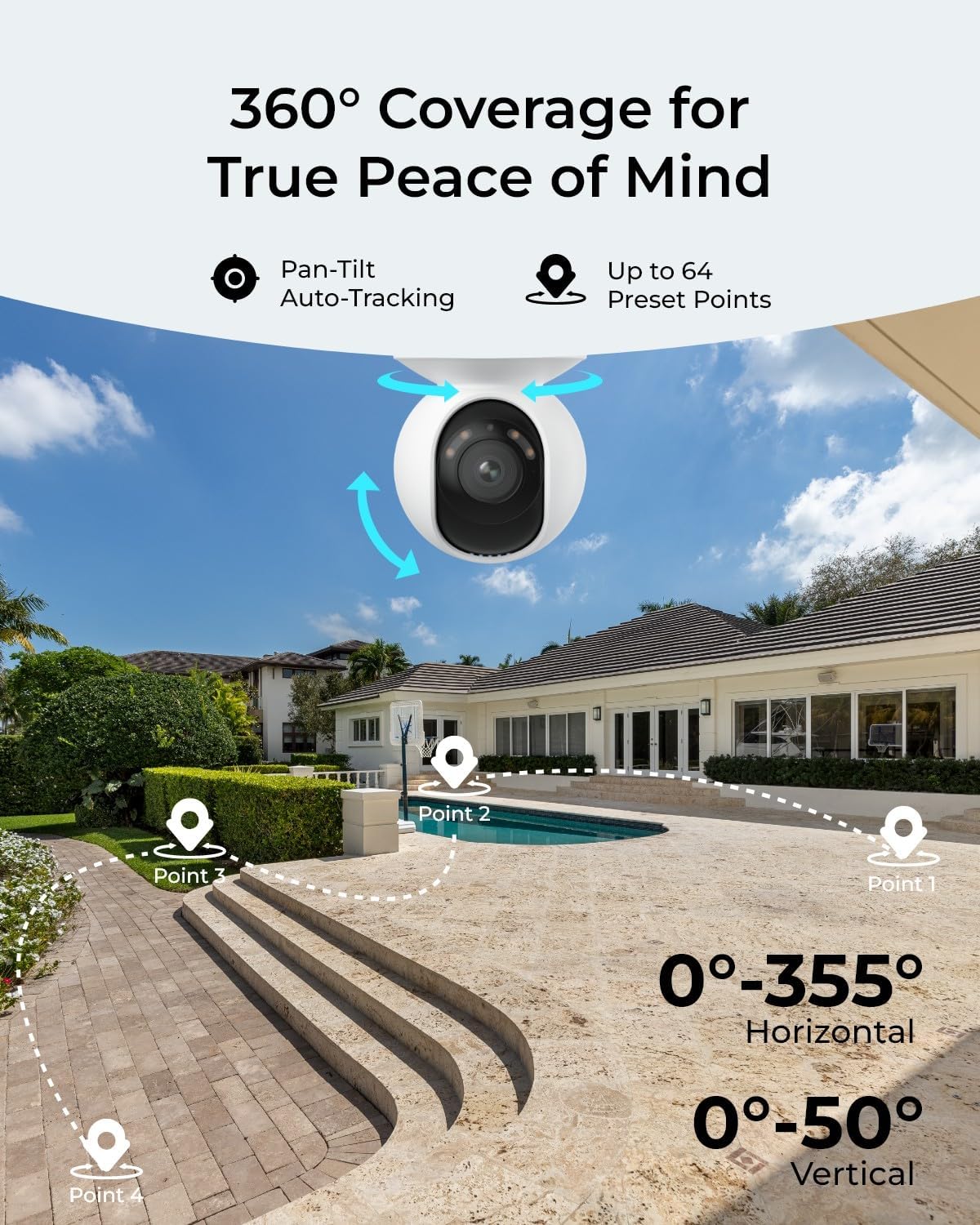 Cámara de Seguridad PoE 4K par - Home Security Video Cameras reseña y precio