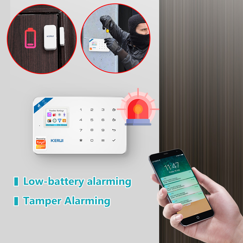 KERUI-sistema de alarma W181,  - Home Security Kamera reseña y precio