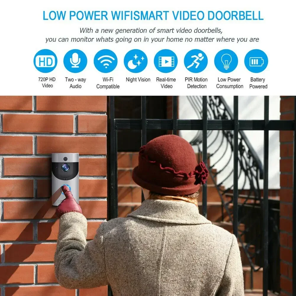 Timbre inalámbrico WIFI para e - Home Security Lidar reseña y precio