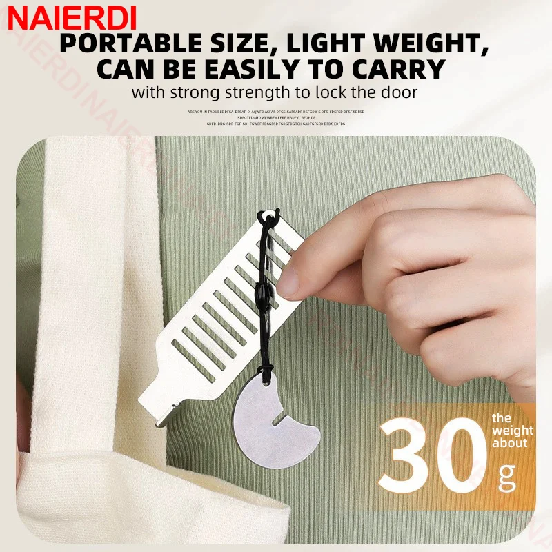 NAIERDI Cerradura de puerta po - Home Security For Apartments reseña y precio