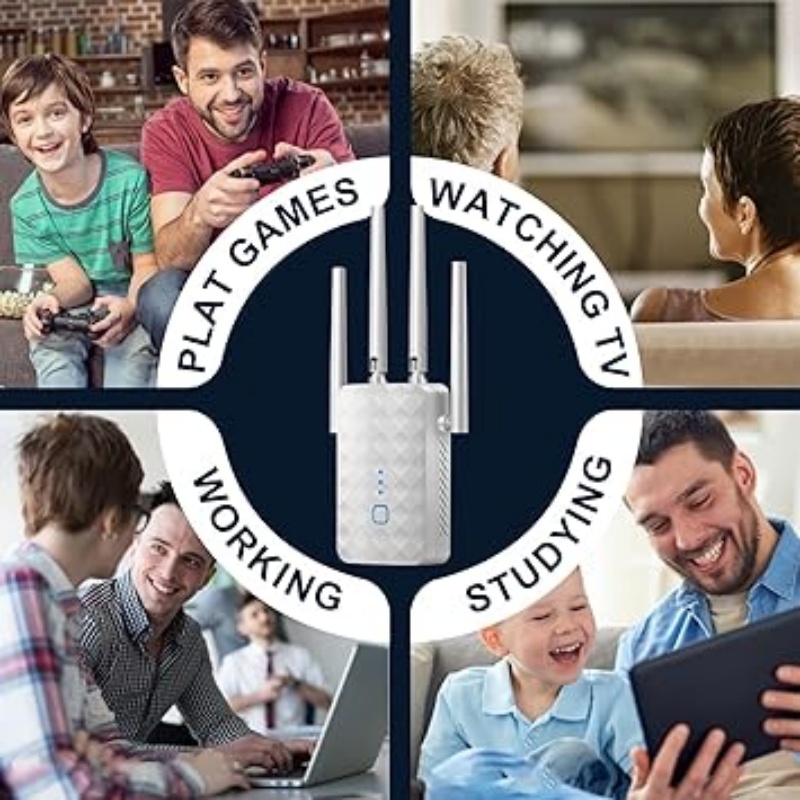 Repetidor WiFi de 1200Mbps, In - Home Security Wireless reseña y precio