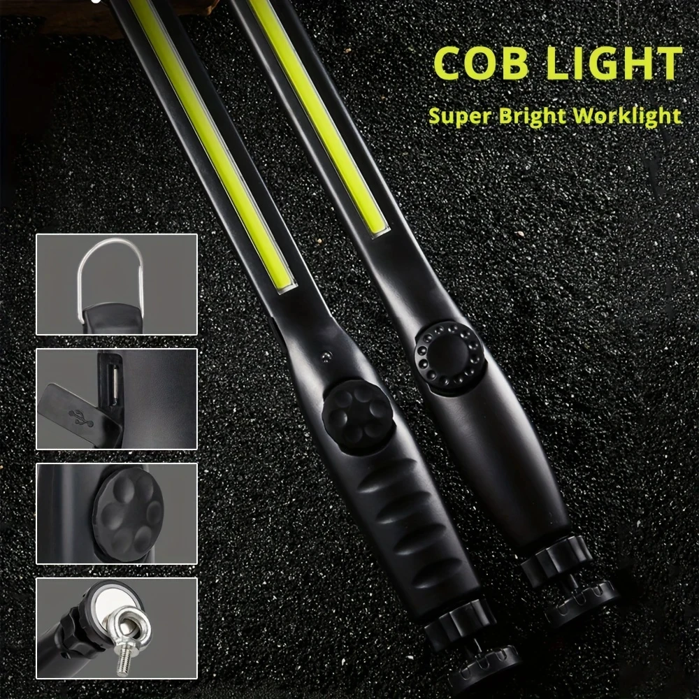 Luz de trabajo LED recargable  - Home Security Jobs reseña y precio