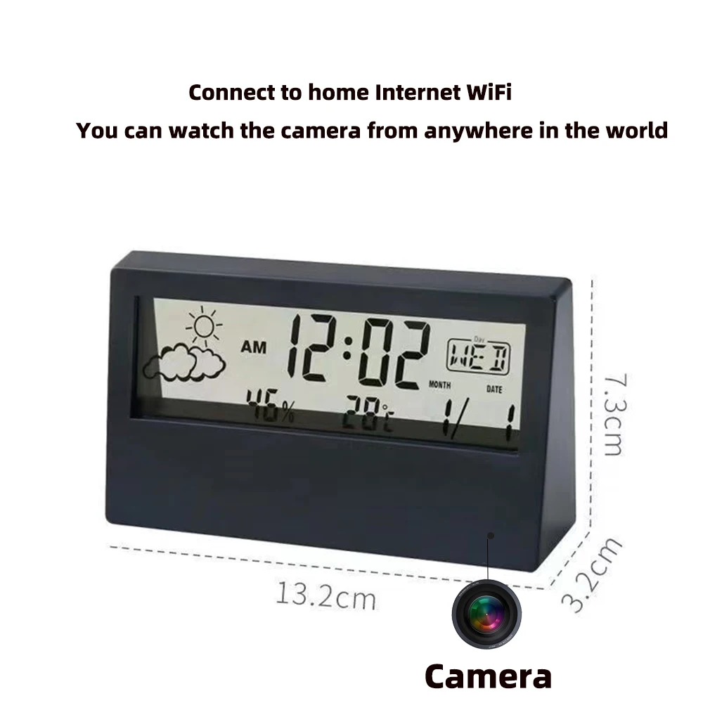 Cámara de Reloj WiFi 4K con De - Home Security Lidar reseña y precio