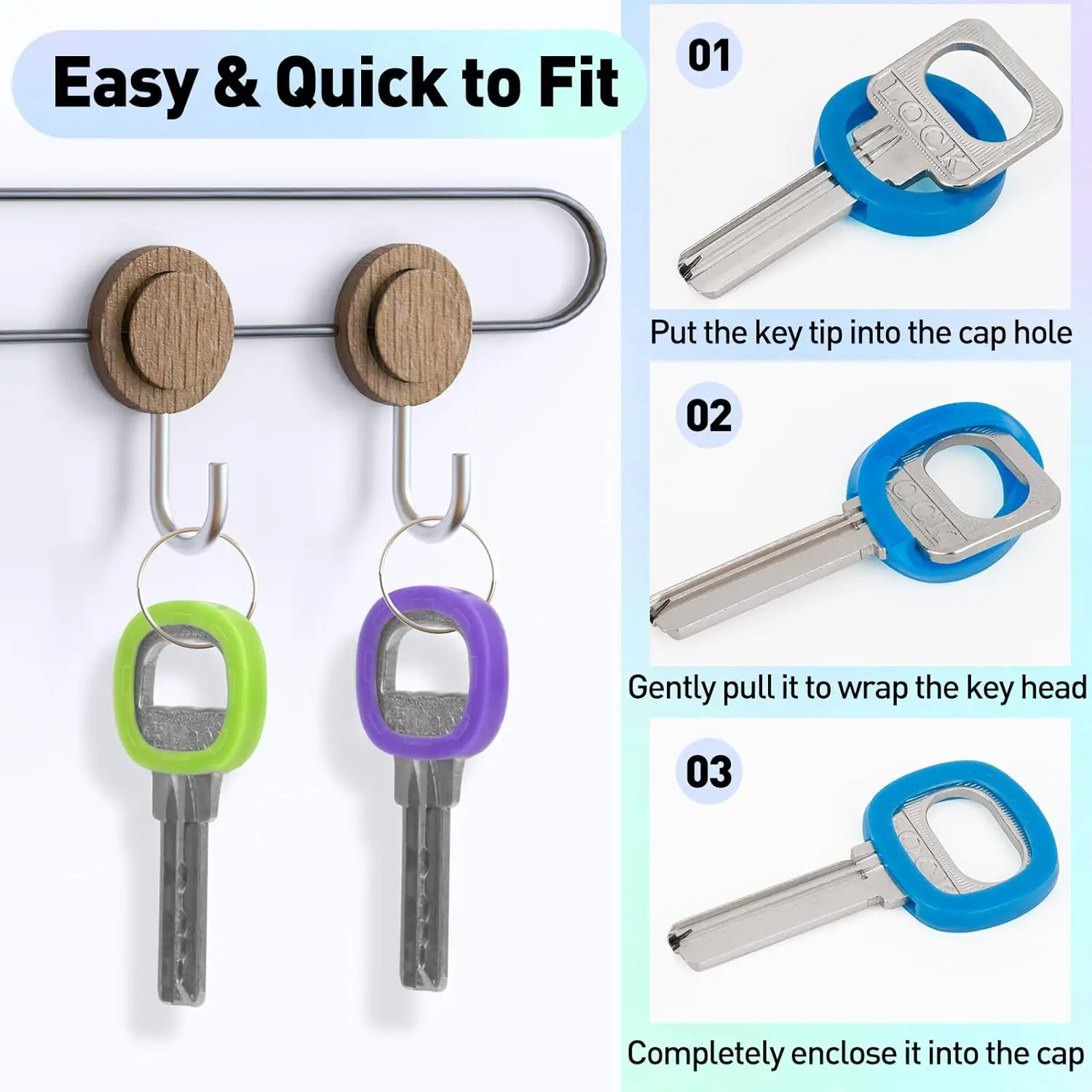 10-50 Uds. Cubiertas de tapa d - Home Security Key reseña y precio