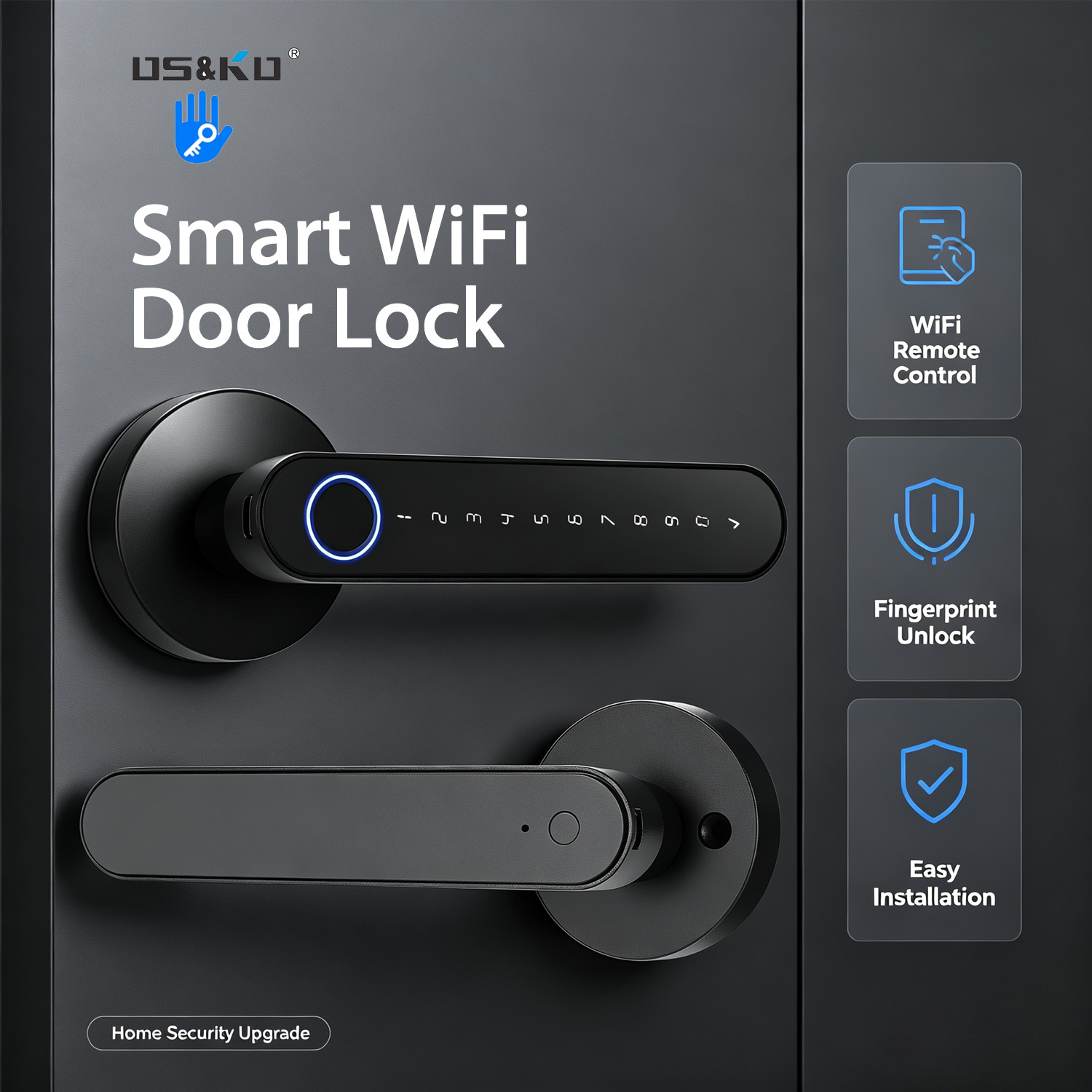 Cerradura de puerta digital in - Home Security For Apartments reseña y precio