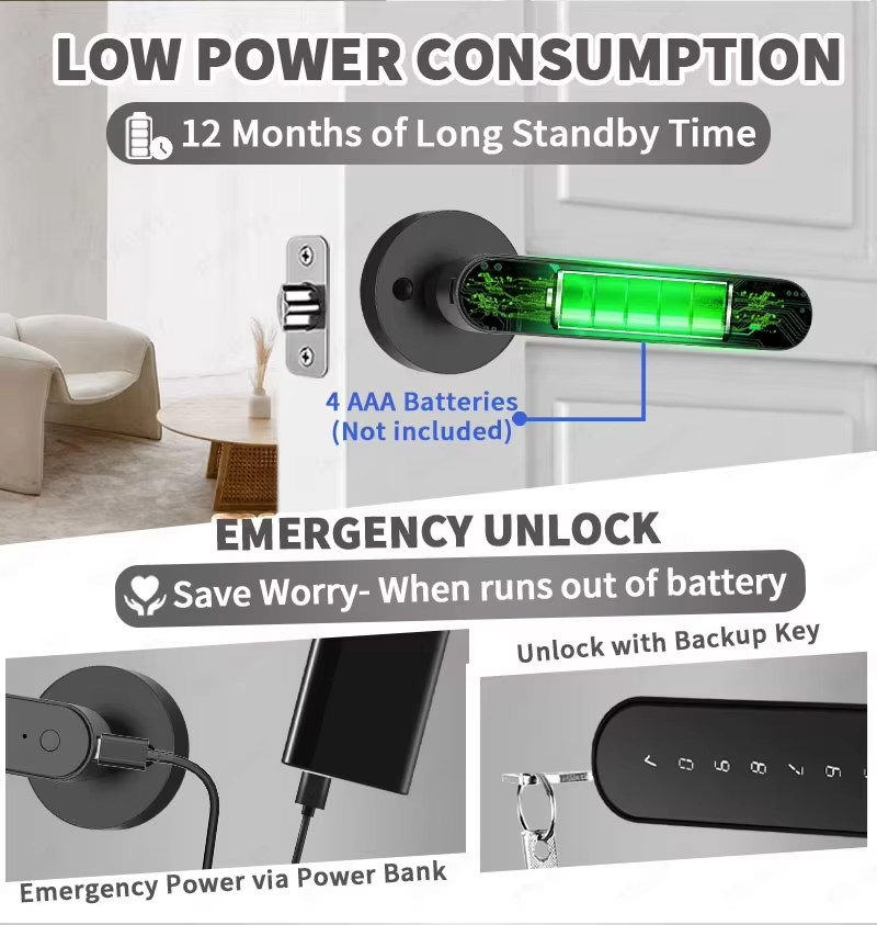 Cerradura de puerta digital in - Home Security For Apartments reseña y precio
