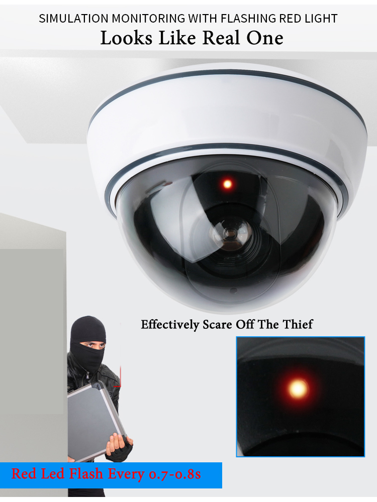 Cámara domo falsa creativa en  - Home Security For Apartments reseña y precio
